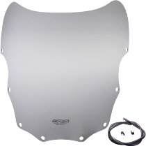 MRA windscreen, original shape windscreen "OM, smoke grey -