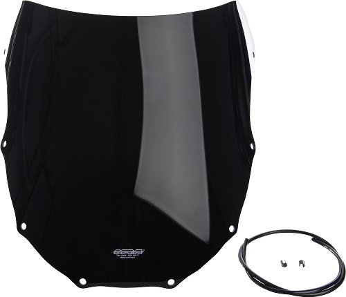 MRA windscreen, touring windscreen T, black -