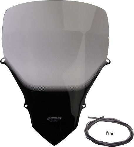 MRA windscreen, touring windscreen T, smoke grey - Kawasaki