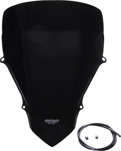 MRA windscreen, touring windscreen T, black - Kawasaki