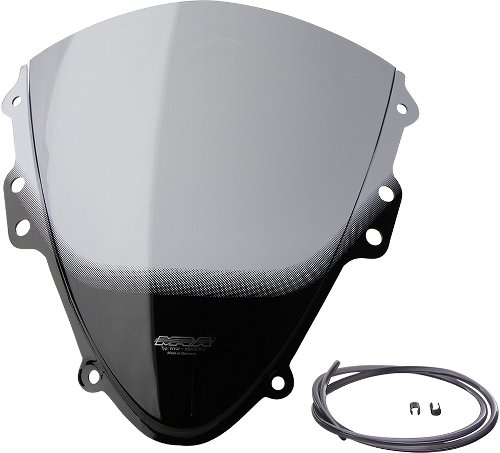 MRA fairing shield, original shape, smoke grey, with