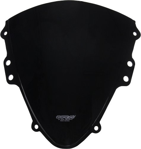 MRA fairing shield, original shape, black, with homologation