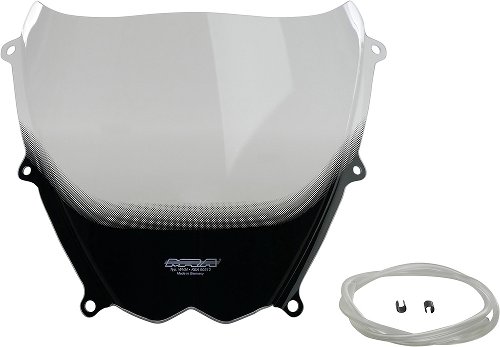 MRA fairing shield, oiginal shape, clear, with homologation