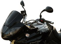 MRA fairing shield, Sport, black, with homologation -