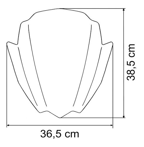 MRA Windshield, racing, clear, with homologation - Aprilia