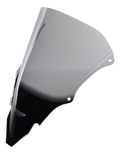 MRA Fairing screen, racing, smoke grey, with homologation -