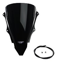 MRA Fairing screen, racing, black, with homologation -