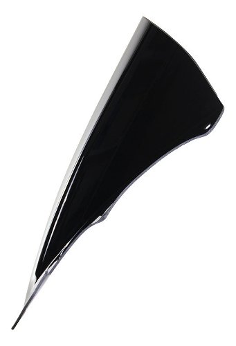 MRA Fairing screen, racing, black, with homologation -