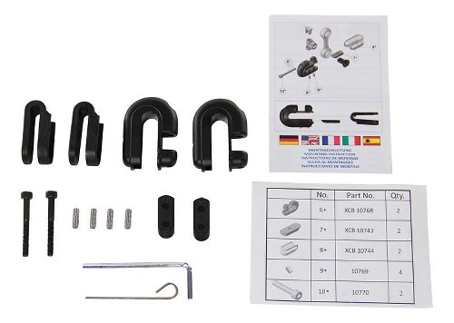 MRA Clamp kit XCC for mounting of windscreen-attachments