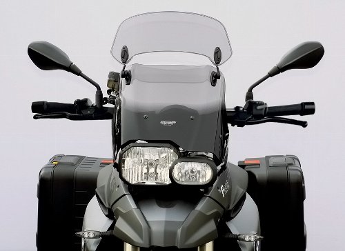 MRA fairing shield, X-Creen-Touring, smoke grey, with