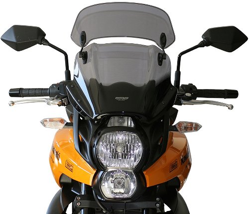 MRA fairing shield, X-Creen-Touring, smoke grey, with