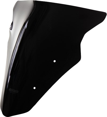 MRA fairing shield, original shape, black, with homologation