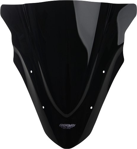 MRA fairing shield, Racing, black, with homologation -