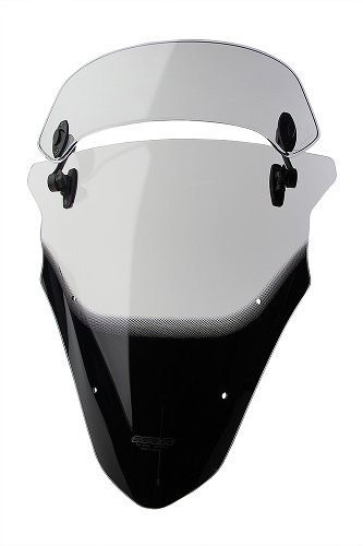 MRA fairing shield, X-Creen-Touring, smoke grey, with