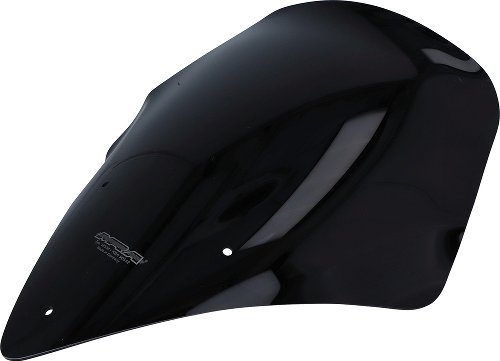 MRA Fairing screen, touring, black, with homologation -