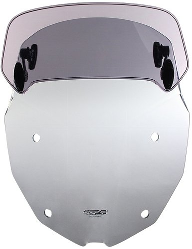 MRA fairing shield, X-Creen-Touring, smoke grey, with