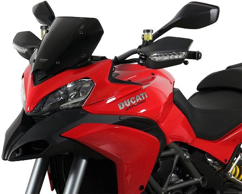 MRA Fairing screen, sport SP, black, with homologation -