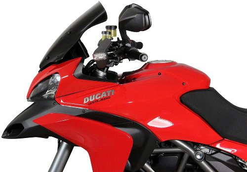 MRA Fairing screen, Touring, black, with homologation - 1200