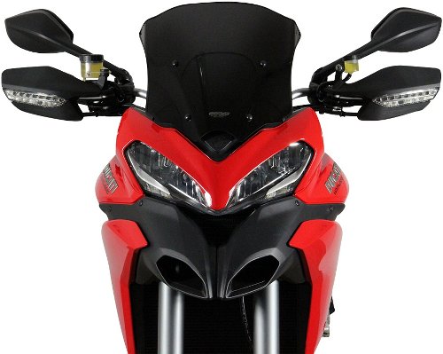 MRA Fairing screen, Touring, black, with homologation - 1200