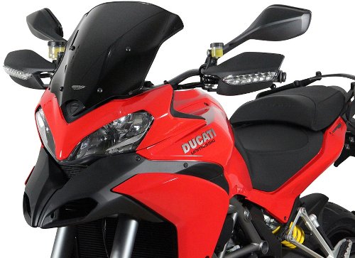 MRA Fairing screen, Touring, black, with homologation - 1200