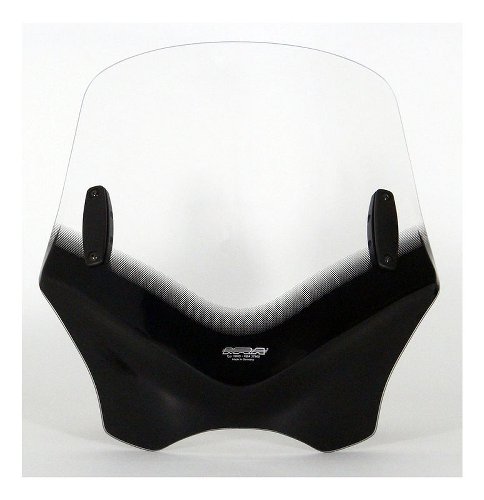 MRA Windscreen V-Flow, clear, with homologation - Aprilia