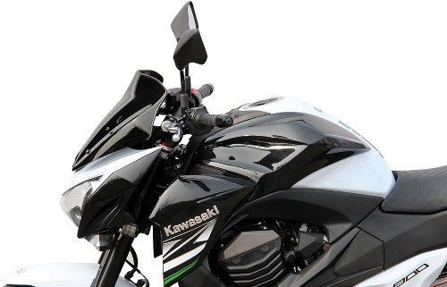 MRA fairing shield, Spoiler, black, with homologation -