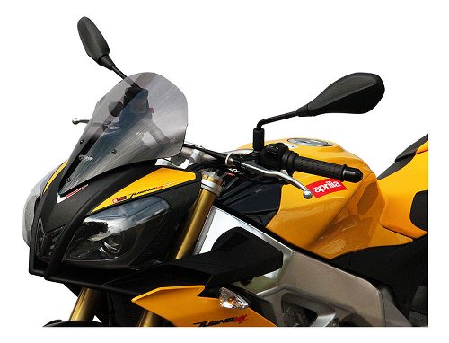 MRA Fairing screen, sport SPM, grey, with homologation -