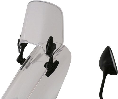 MRA fairing shield, X-Creen-Touring, smoke grey, with