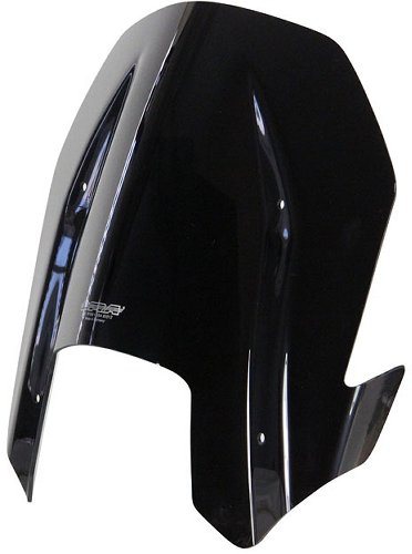 MRA fairing shield, Sport, black, with homologation - KTM