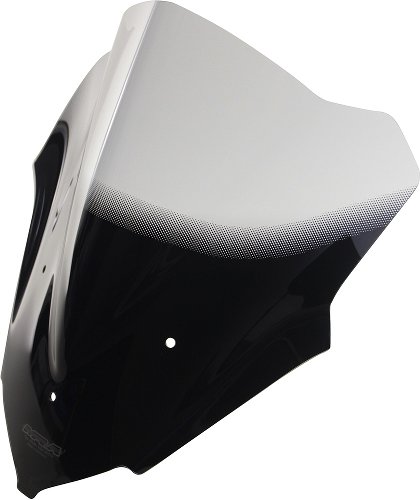 MRA fairing shield, Racing, smoke grey, with homologation -