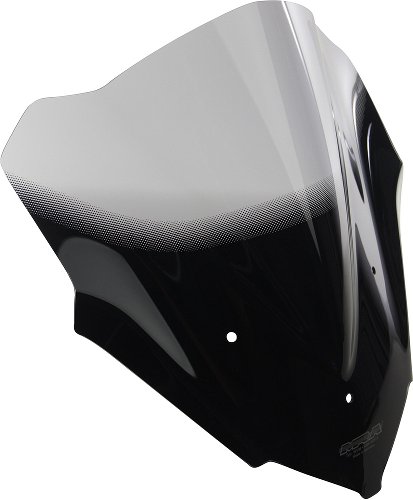MRA fairing shield, Racing, smoke grey, with homologation -