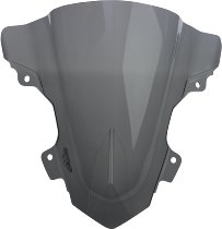 MRA fairing shield, Racing, smoke grey, with homologation -