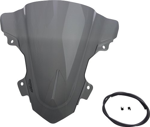 MRA fairing shield, Racing, smoke grey, with homologation -