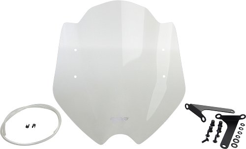 MRA fairing shield, Racing, clear, with homologation -