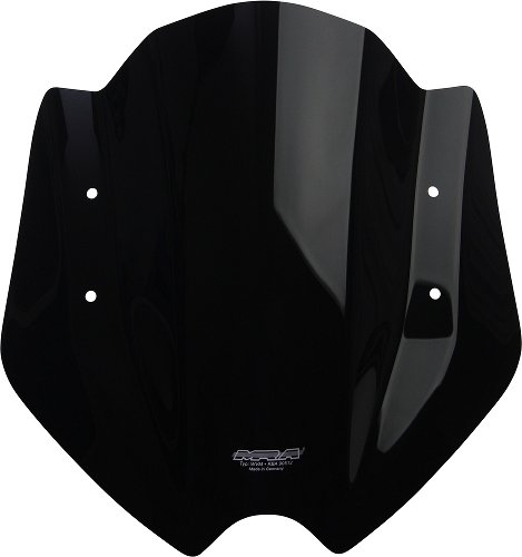 MRA fairing shield, Racing, black, with homologation -