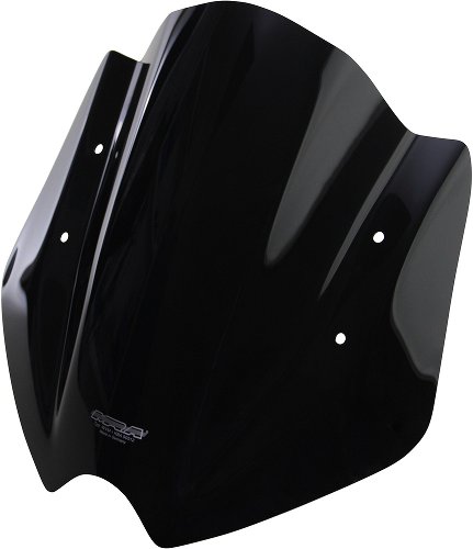 MRA fairing shield, Racing, black, with homologation -