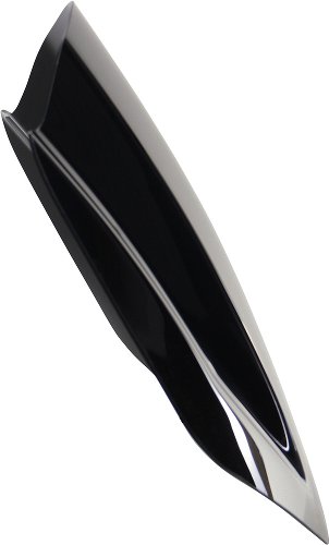 MRA fairing shield, Racing, black, with homologation -