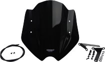 MRA fairing shield, Racing, black, with homologation -