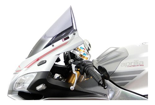 MRA Fairing screen, racing, clear, with homologation -