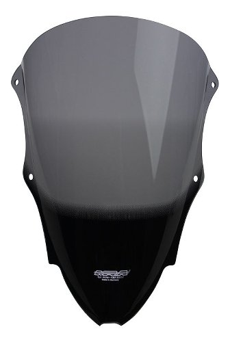 MRA Fairing screen, racing, smoke grey, with homologation -