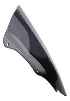 MRA Fairing screen, racing, smoke grey, with homologation -