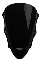 MRA Fairing screen, racing, black, with homologation -