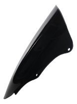 MRA Fairing screen, racing, black, with homologation -