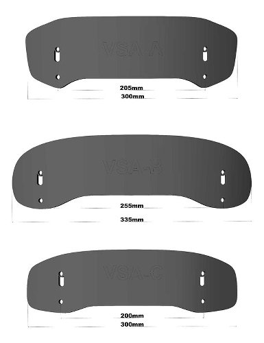 MRA Vario-Spoiler-Aufsatz VSA Typ A, grau, mit ABE -