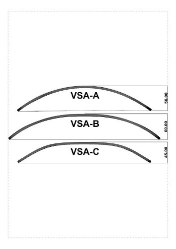 MRA Vario-Spoiler-Aufsatz VSA Typ B, grau, mit ABE -