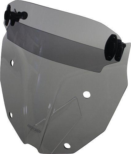 MRA fairing shield, Multi-X-Creen, grey, with homologation -