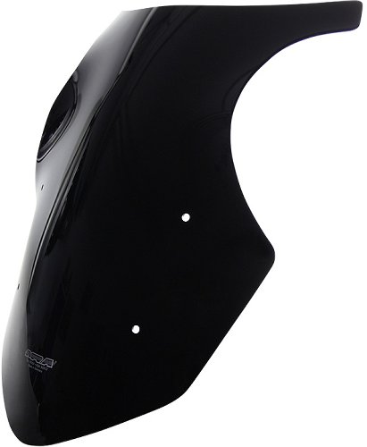 MRA fairing shield, original shape, black, with homologation