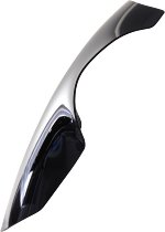 MRA fairing shield, Touring, black, with homologation -