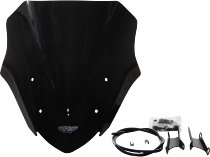 MRA fairing shield, Racing, black, with homologation -