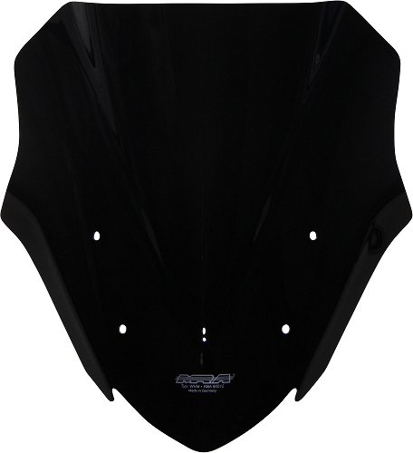 MRA fairing shield, Racing, black, with homologation -